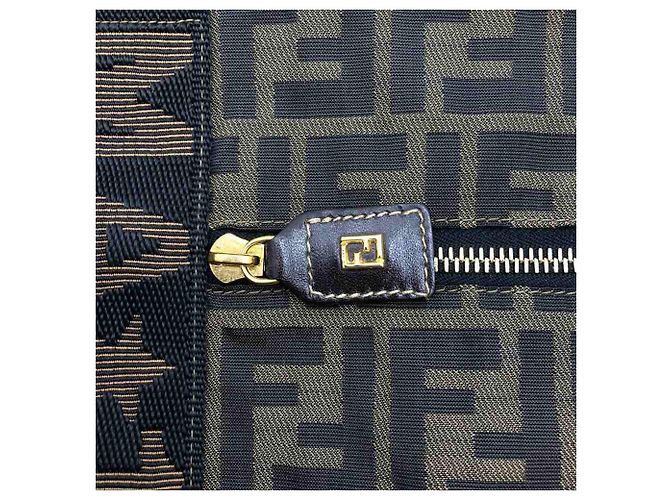 Borsa Boston Zucca Fendi Marrone - vista 12