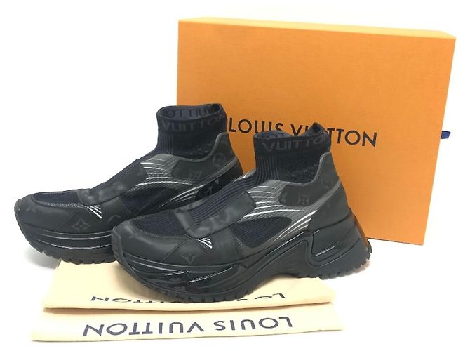 Sneaker in tessuto a calza Louis Vuitton Runaway Pulse Line Nero - vista 11