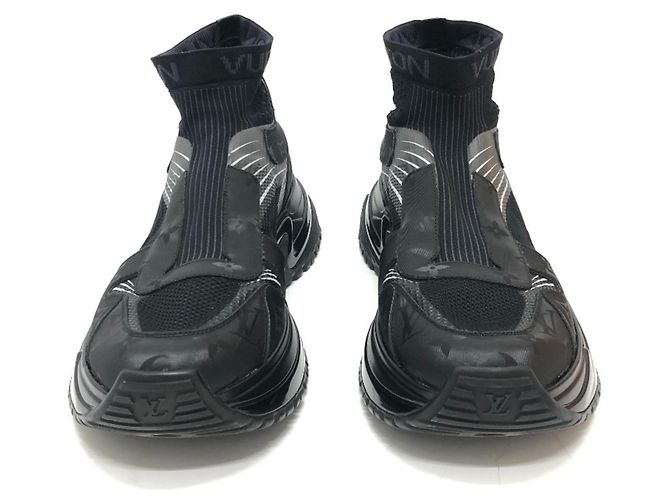 Sneaker in tessuto a calza Louis Vuitton Runaway Pulse Line Nero - vista 2