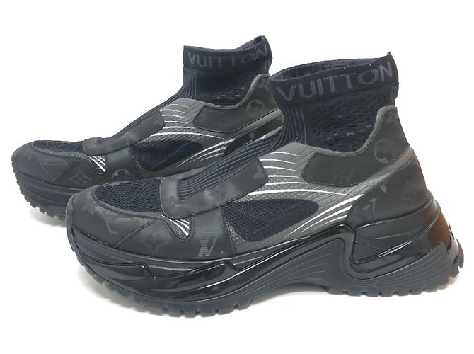 Sneaker in tessuto a calza Louis Vuitton Runaway Pulse Line Nero - vista 3