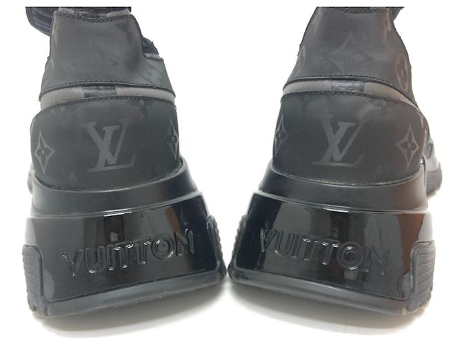 Sneaker in tessuto a calza Louis Vuitton Runaway Pulse Line Nero - vista 7