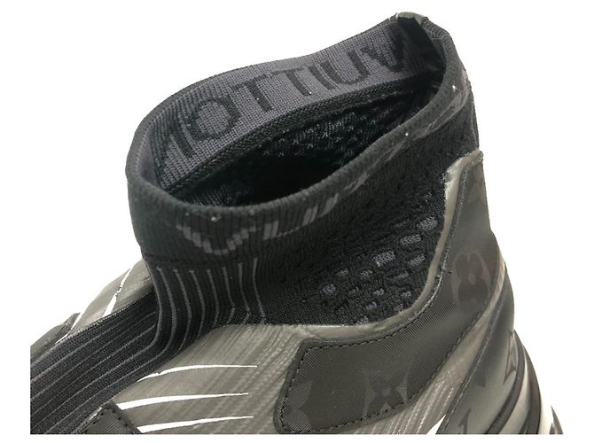 Sneaker in tessuto a calza Louis Vuitton Runaway Pulse Line Nero - vista 8