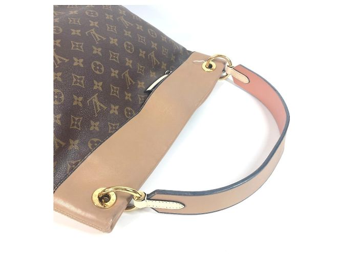Borsa hobo/spalla Tuileries Monogram Louis Vuitton Marrone Beige Monogramma - vista 11
