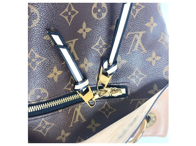 Borsa hobo/spalla Tuileries Monogram Louis Vuitton Marrone Beige Monogramma - vista 17