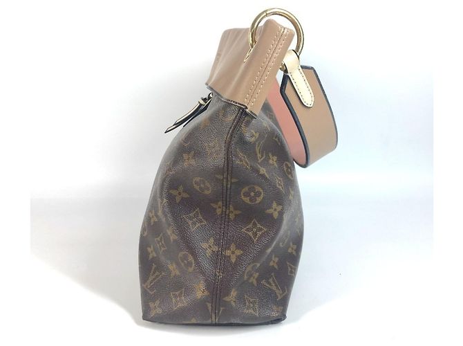 Borsa hobo/spalla Tuileries Monogram Louis Vuitton Marrone Beige Monogramma - vista 3
