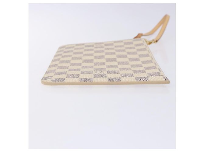 Pochette Damier MM Neverfull di Louis Vuitton Bianco - vista 3