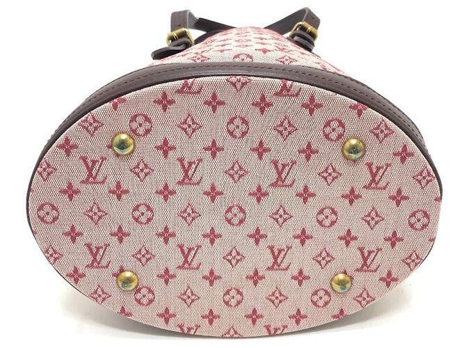 Borsa Mini Bucket PM Monogram Louis Vuitton con pochette Rosa Rosso Monogramma - vista 3