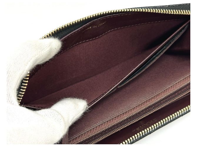 Chanel Coco Mark Matelassé Langbörse Schwarz - Ansicht 14