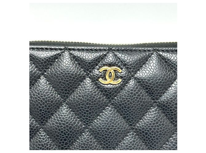 Chanel Coco Mark Matelassé Langbörse Schwarz - Ansicht 6