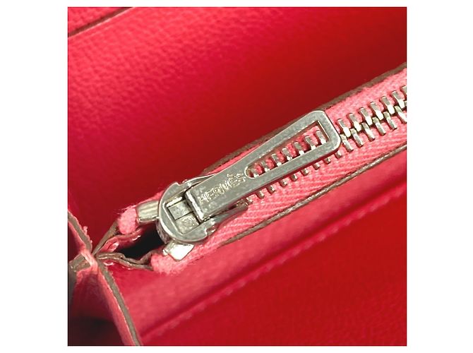 Cartera Larga Azap Evelyn de Hermès Rosa - vista 13