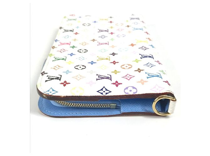 Portafoglio Lungo Monogram Multicolore Louis Vuitton Blu Bordò Monogramma - vista 3
