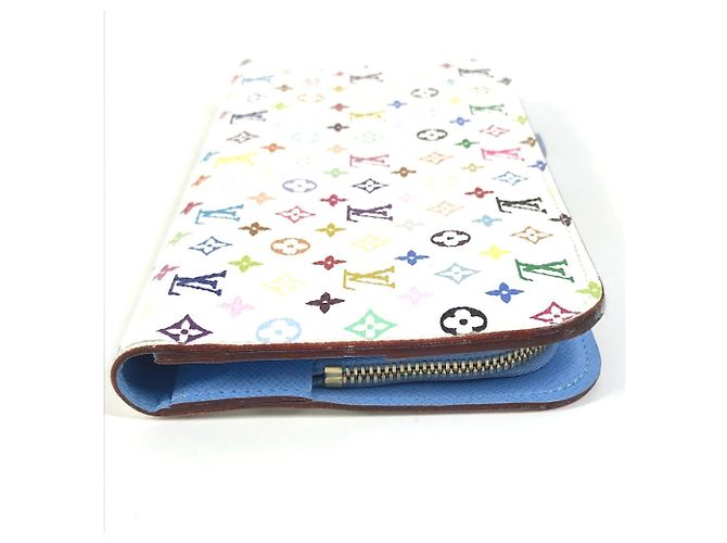 Portafoglio Lungo Monogram Multicolore Louis Vuitton Blu Bordò Monogramma - vista 4