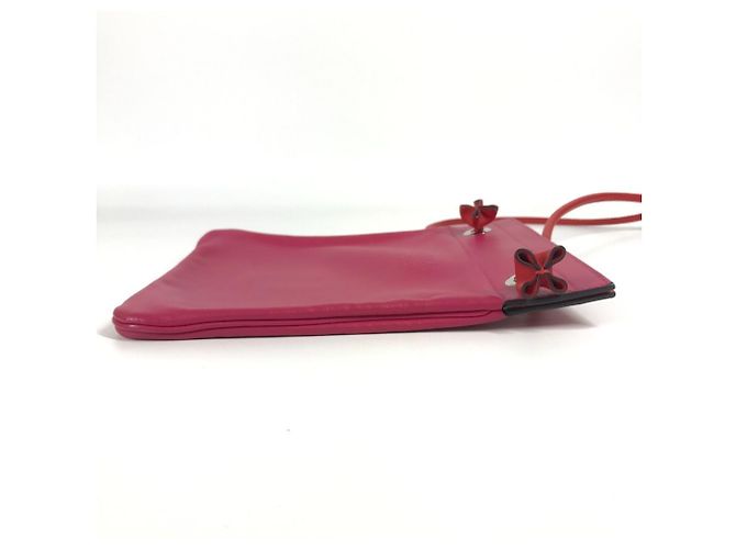 Hermès Bicolor Mini Pochette Aline Schultertasche Pink Rot - Ansicht 4