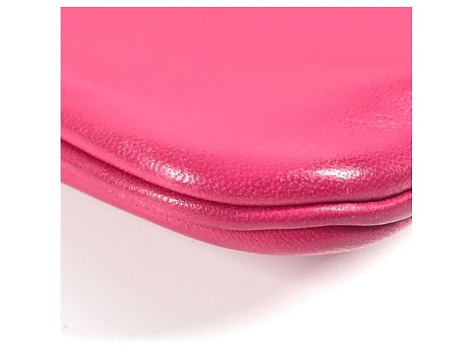 Hermès Bicolor Mini Pochette Aline Schultertasche Pink Rot - Ansicht 7