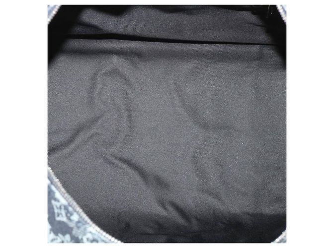 Borsa Keepall Bandoulière Louis Vuitton Monogramma Tappezzeria Canvas 50 Blu navy - vista 5