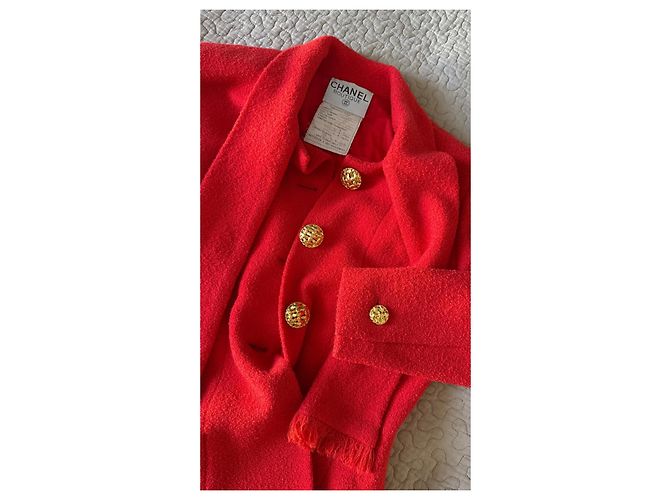 Chanel Tweedjacke rot - Ansicht 11