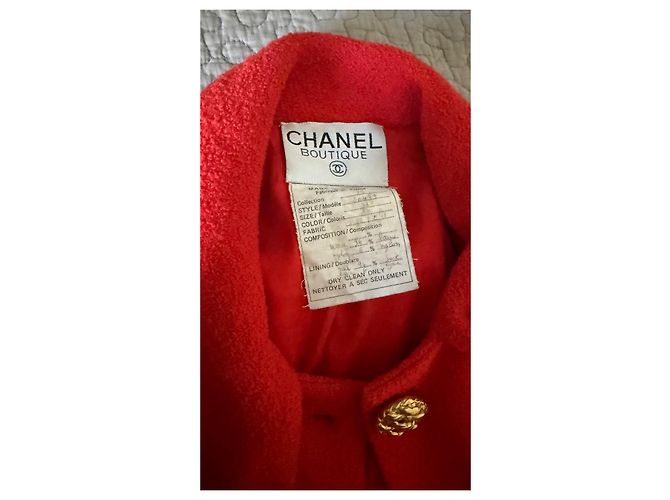 Chanel Tweedjacke rot - Ansicht 6