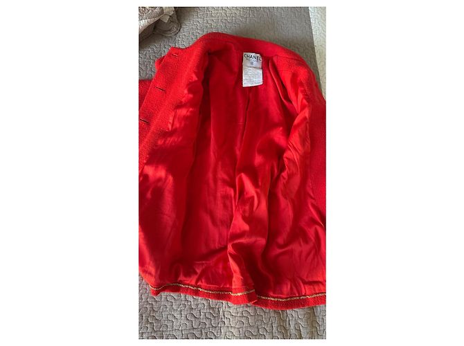 Chanel Tweedjacke rot - Ansicht 8