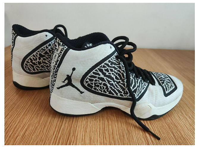 Nike jordan XX9 Russell Westbrook black and white Stampa zebra - vista 4