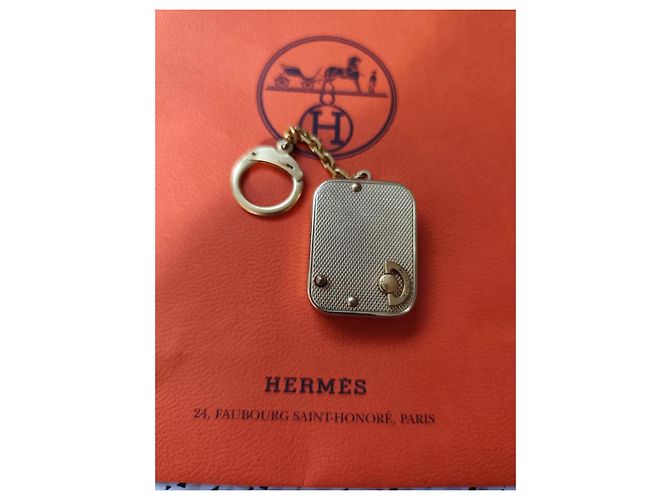 Charm per borsa Hermès Scatola musicale Oro Metallo D'oro - vista 3