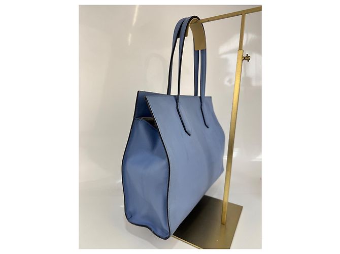 Borsa a spalla Gucci in pelle azzurro chiaro 280 Blu chiaro - vista 5
