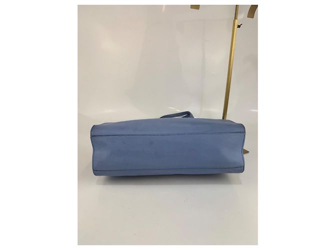 Borsa a spalla Gucci in pelle azzurro chiaro 280 Blu chiaro - vista 7