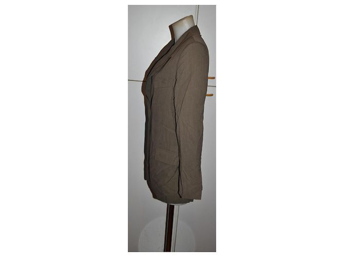 Max Mara We Jacke Khaki Wolle - Ansicht 2