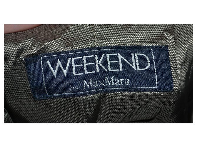 Max Mara We Jacke Khaki Wolle - Ansicht 4