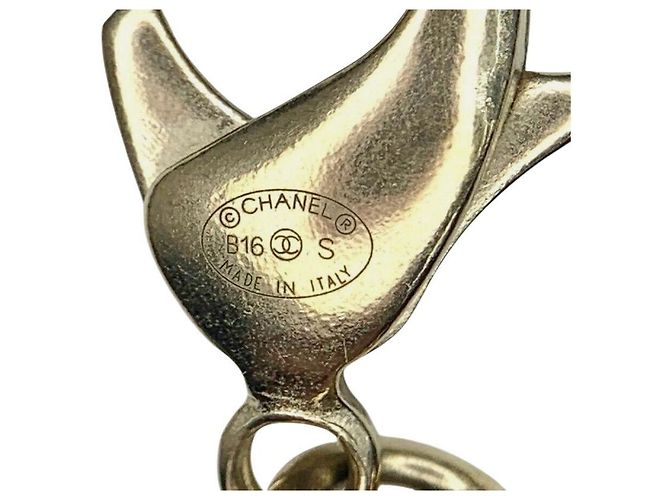 Collana a 3 fili extra lunga 4 CC in perle specchiate nere e dorate 16S di Chanel Nero Gold hardware - vista 9