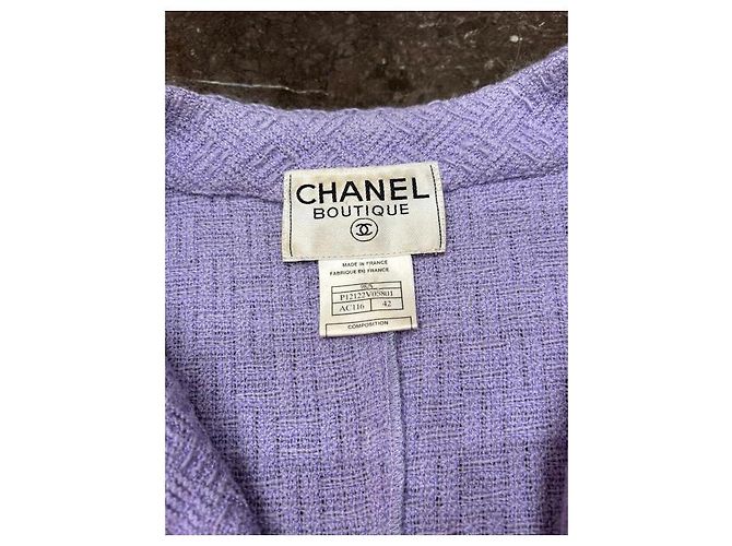 Gonna e giacca Chanel lilla FR 42 Porpora - vista 12