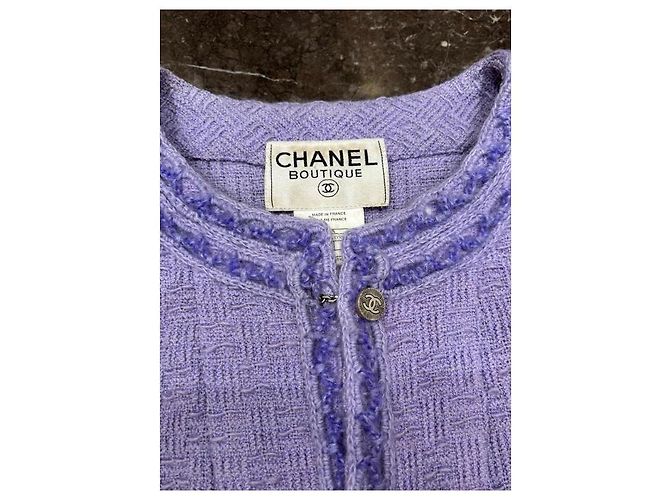 Gonna e giacca Chanel lilla FR 42 Porpora - vista 3