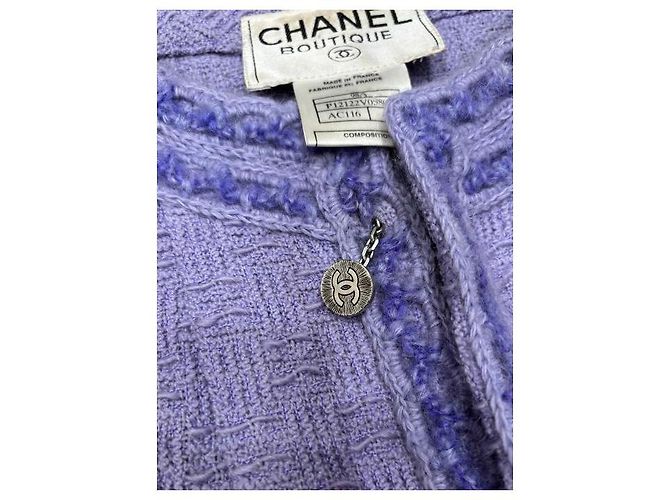 Gonna e giacca Chanel lilla FR 42 Porpora - vista 4