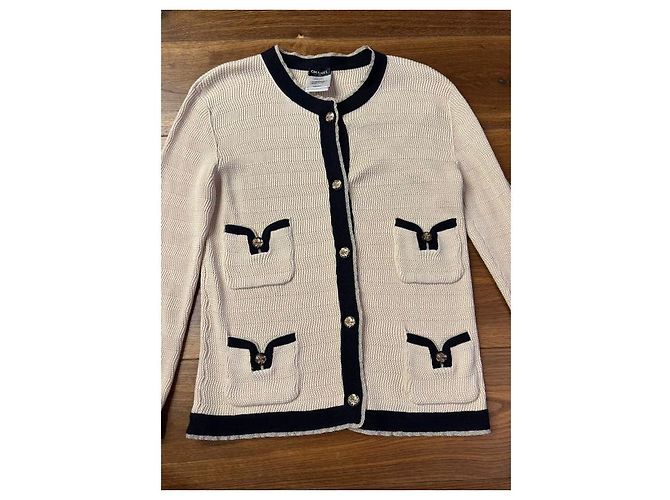 Chanel Kaschmir Cardigan FR 40 Beige - Ansicht 10