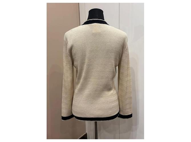 Chanel Kaschmir Cardigan FR 40 Beige - Ansicht 2