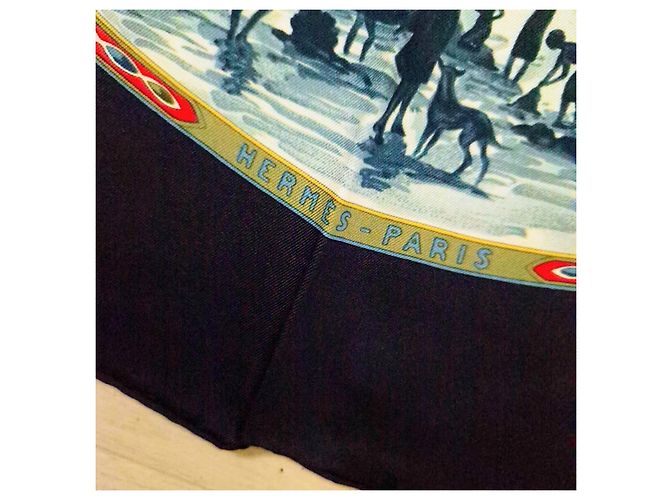 Hermès Cavalier Peuls Seidenschal Mehrfarben - Ansicht 5
