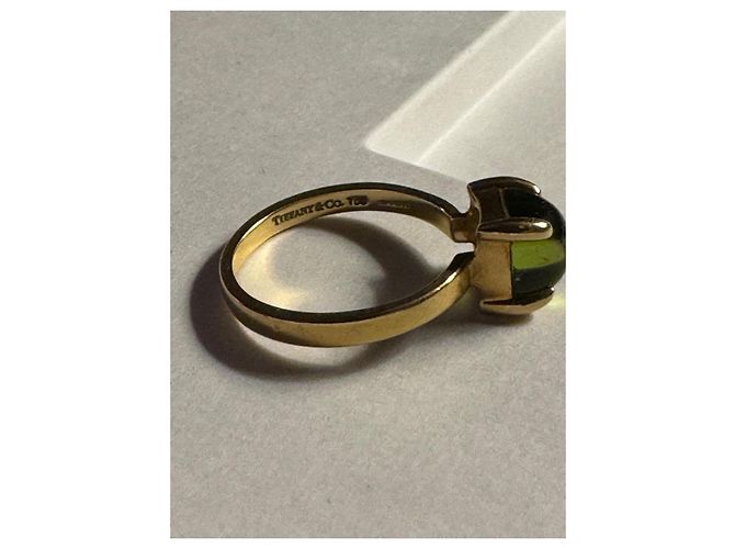 Tiffany & Co Anello Sugar Stack di Paloma Picasso D'oro Verde - vista 4