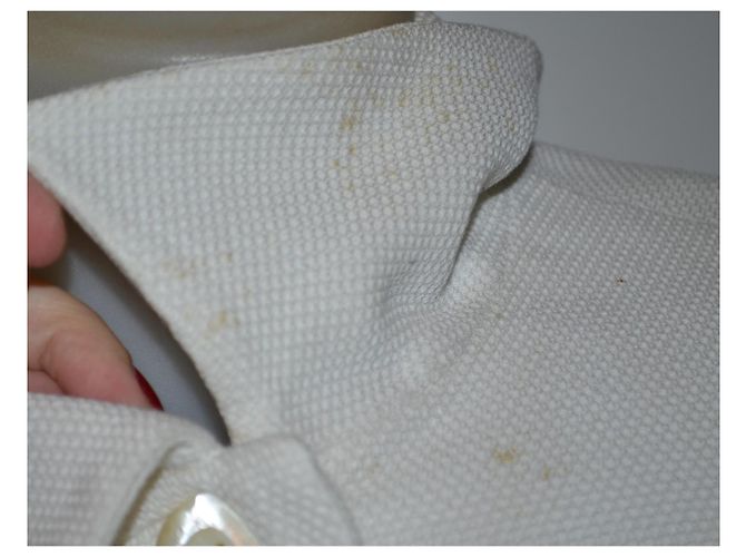 Chaqueta Versus de algodón blanca Blanco - vista 3