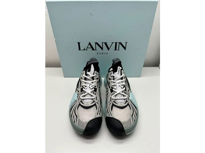 Lanvin Flash X Sneaker Grau Türkis - Ansicht 2