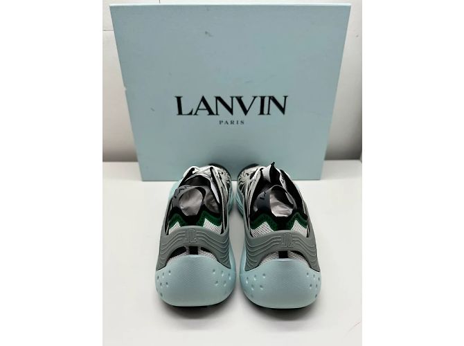 Lanvin Flash X Sneaker Grau Türkis - Ansicht 3