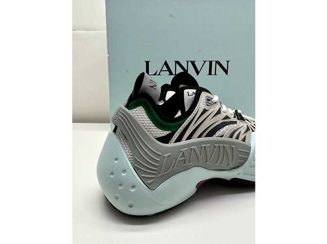 Lanvin Flash X Sneaker Grau Türkis - Ansicht 4