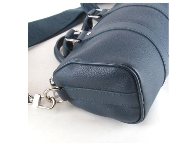 Borsa a Spalla Keepall XS Aerogram di Louis Vuitton Blu - vista 4