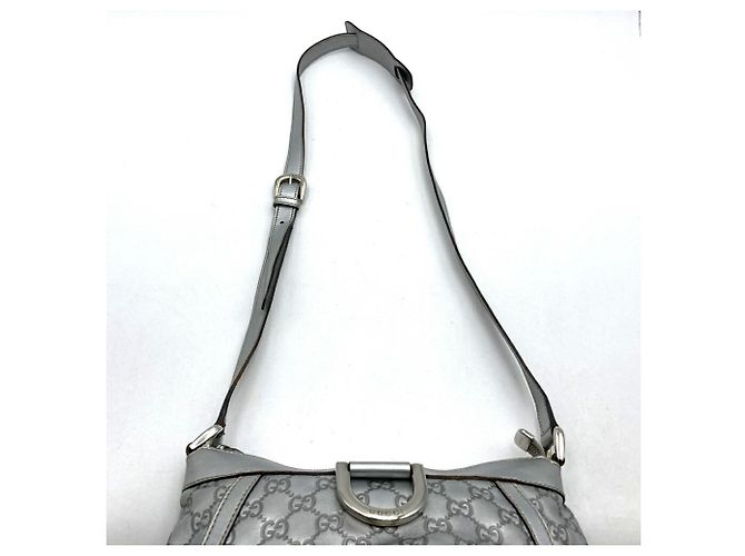 Borsa a Spalla Gucci Abbey Argento - vista 7