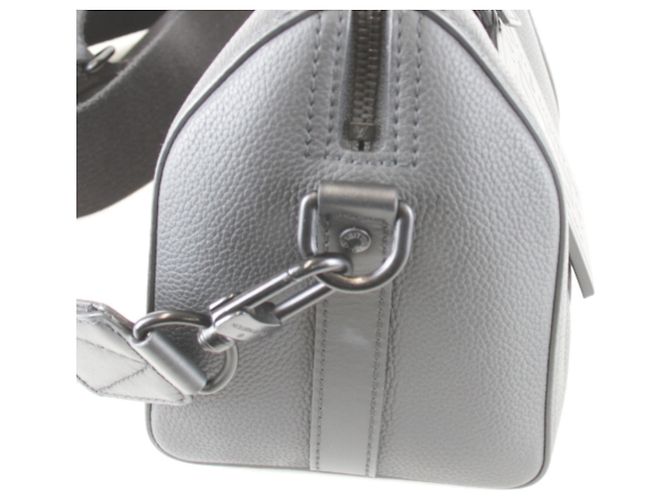 Borsa a Spalla Louis Vuitton Aerogram City Keepall M59255 Nero - vista 5