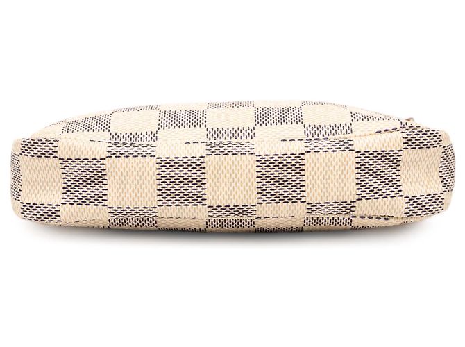 Mini Pochette Accessoires Damier Azur Blanco Louis Vuitton - vista 3