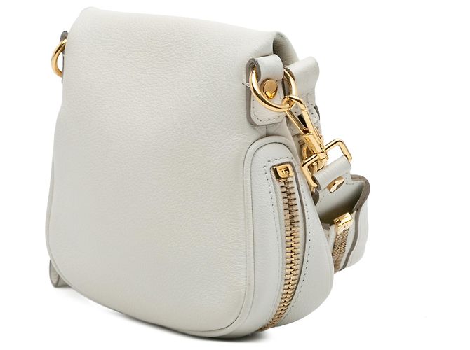 Mini bandolera Jennifer de piel de ternera blanca Tom Ford - vista 2