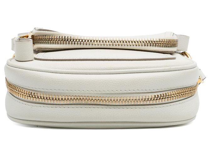 Mini bandolera Jennifer de piel de ternera blanca Tom Ford - vista 3