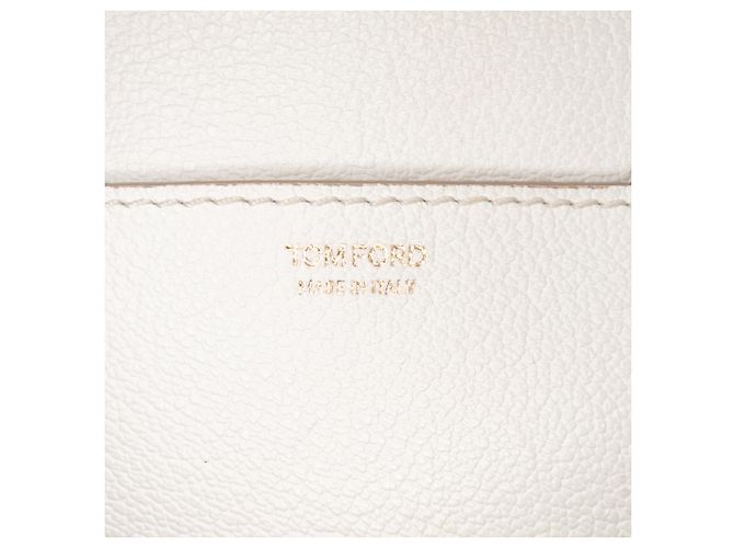 Mini bandolera Jennifer de piel de ternera blanca Tom Ford - vista 5