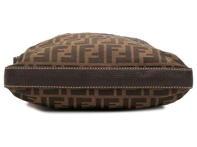 Fendi Brauner Zucca Canvas Selleria Umhängetasche - Ansicht 3