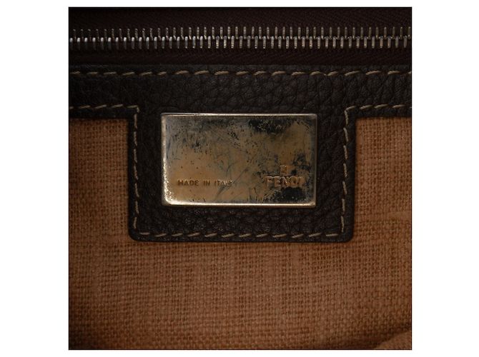 Fendi Brauner Zucca Canvas Selleria Umhängetasche - Ansicht 5