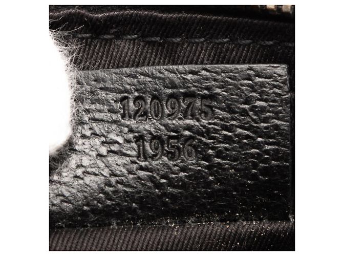 Borsa a tracolla Gucci in tela GG nera Nero - vista 6